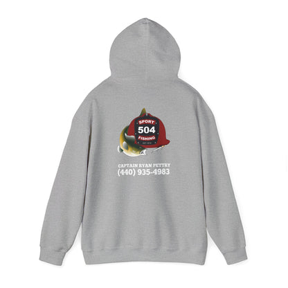 504 Sportfishing Red Walleye Hooded Sweatshirt