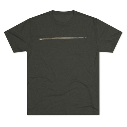 Metal Deer Tag Tri-Blend Crew Tee