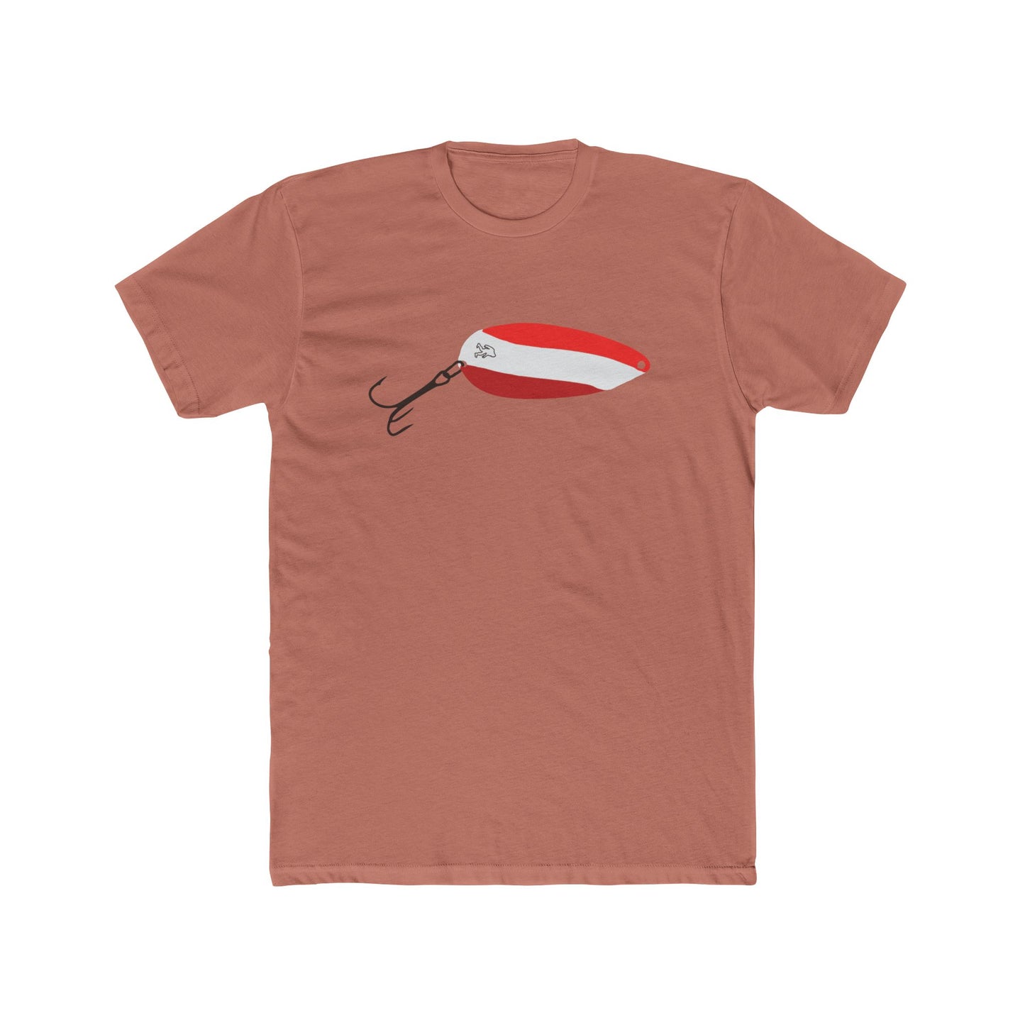 Retro Walleye Spoon Fishing Tee