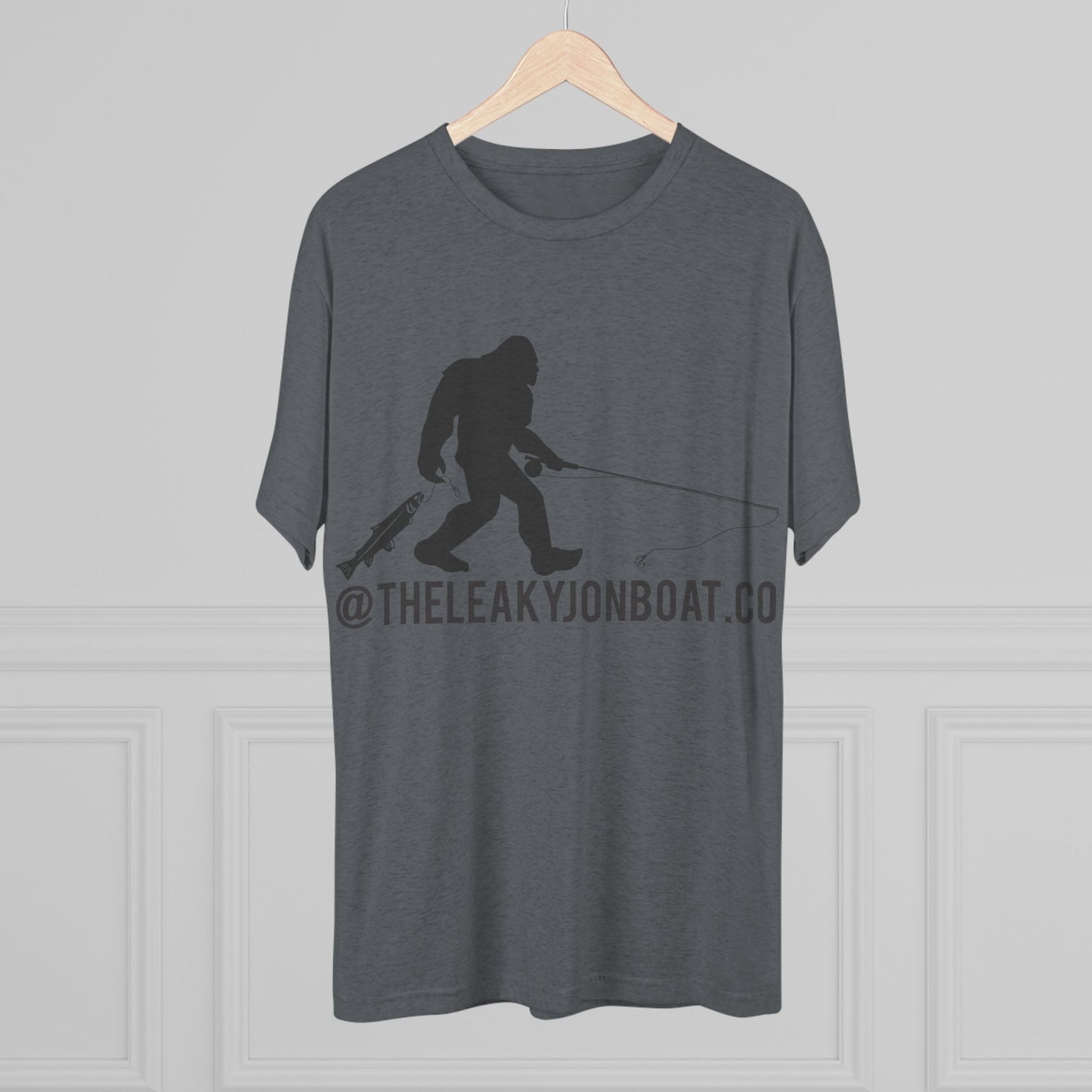 Bigfoot Fishing Tri-Blend Crew Tee