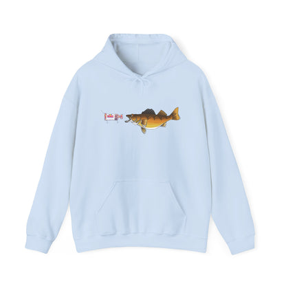 Walleye Chasing Wonderbread Hooded Sweatshirt