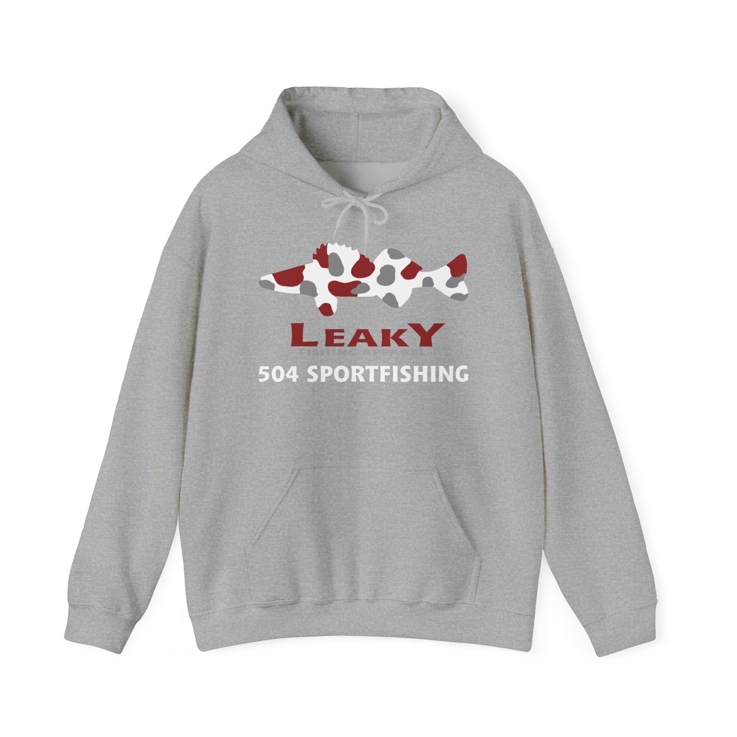 504 Sportfishing Red Walleye Hooded Sweatshirt