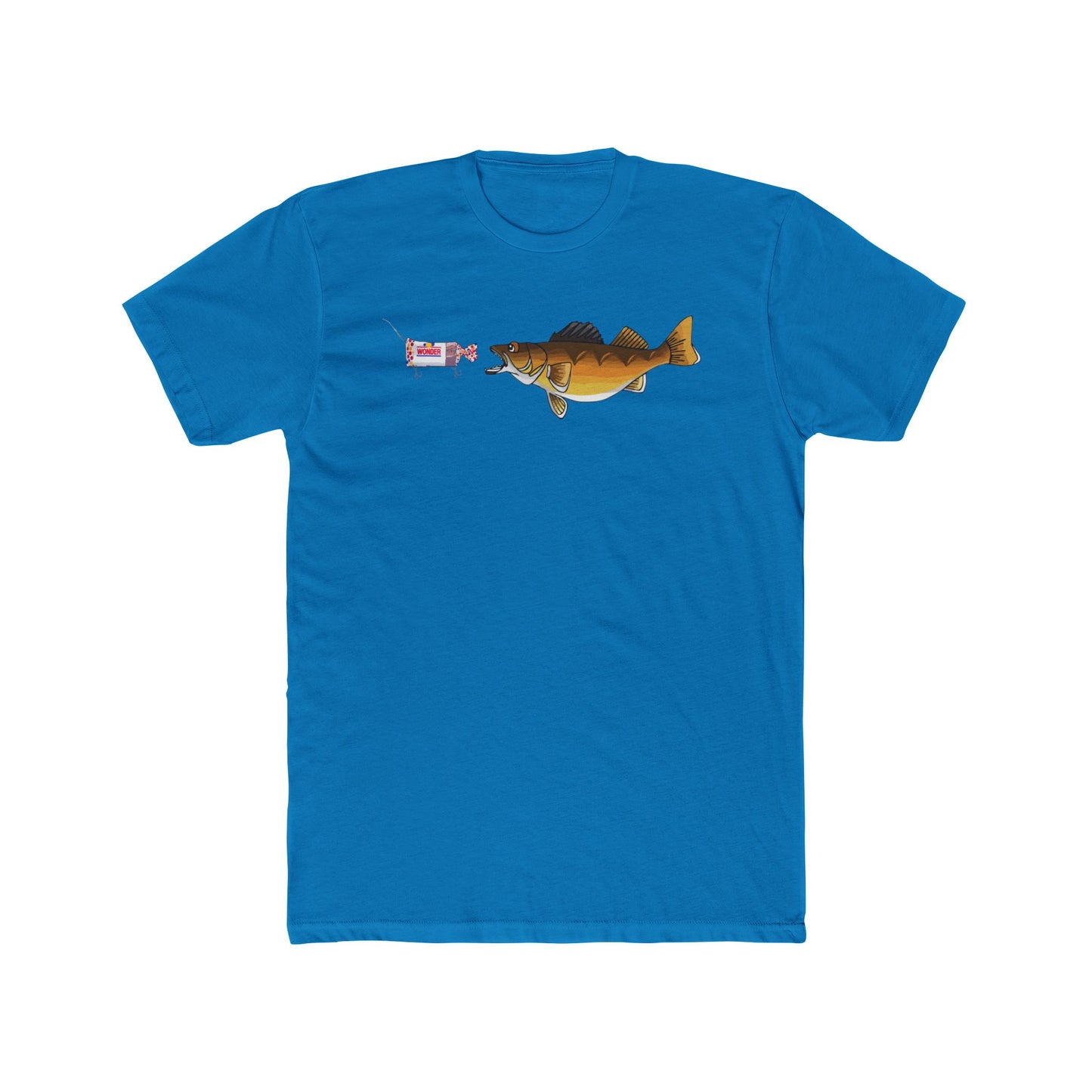 Walleye Chasing Wonderbread Bandit Crew Tee