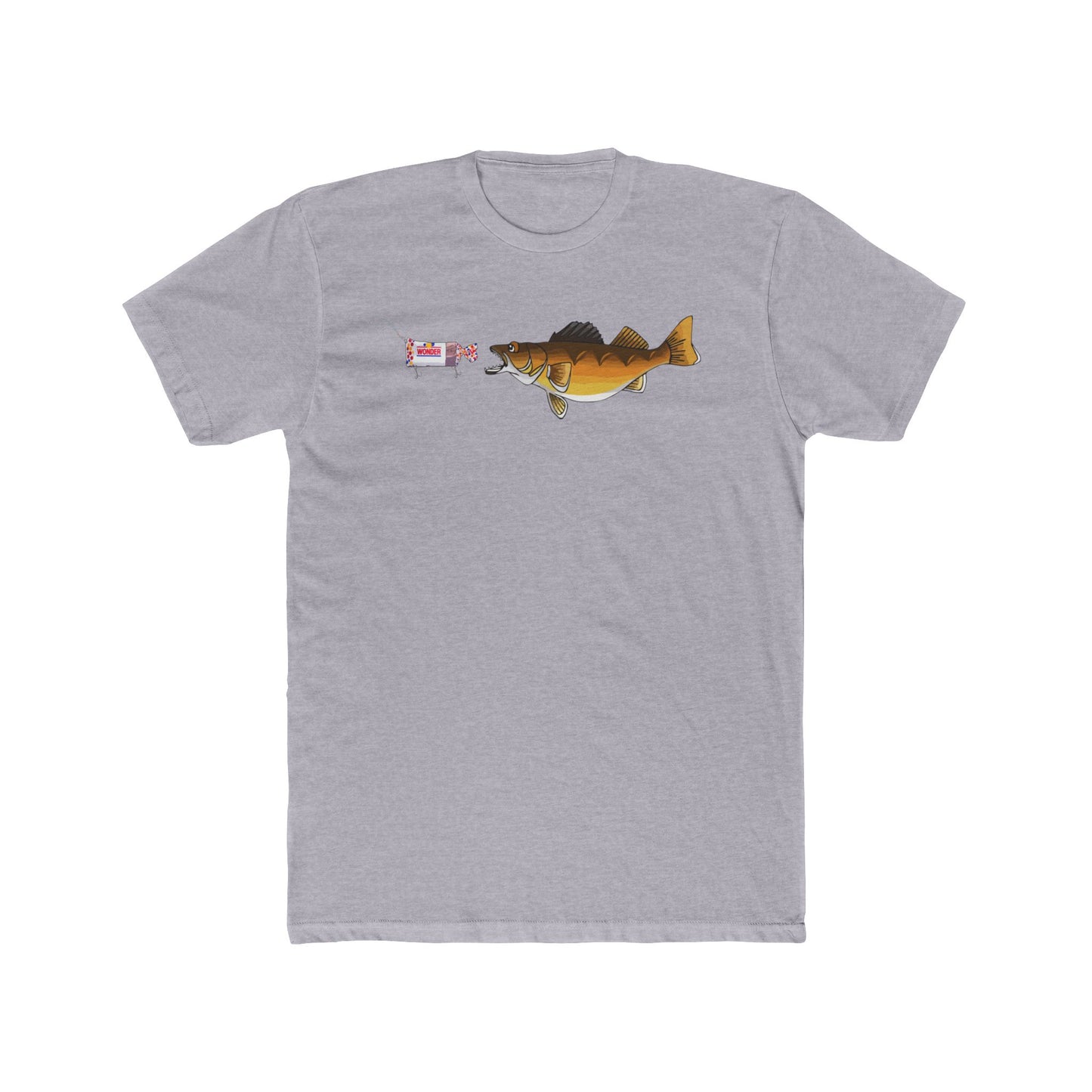 Walleye Chasing Wonderbread Bandit Crew Tee