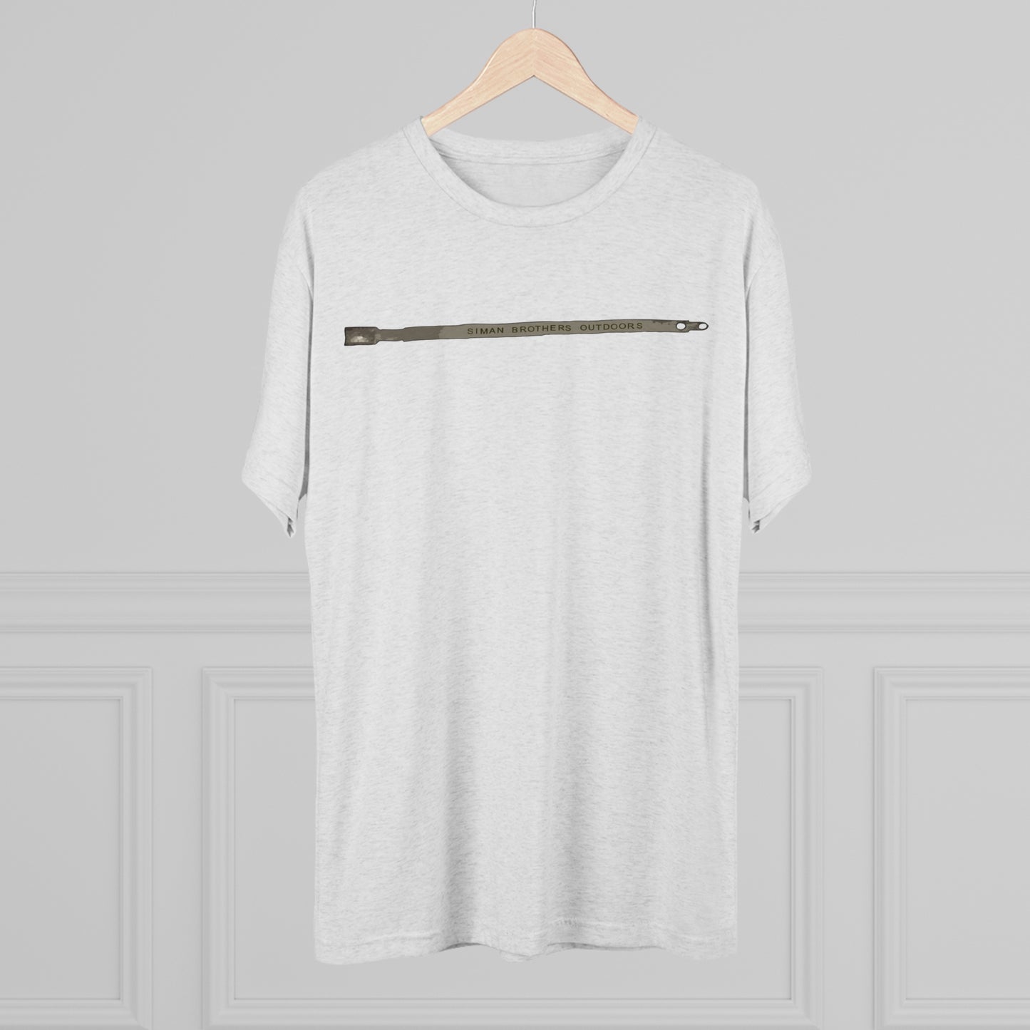 Metal Deer Tag Tri-Blend Crew Tee
