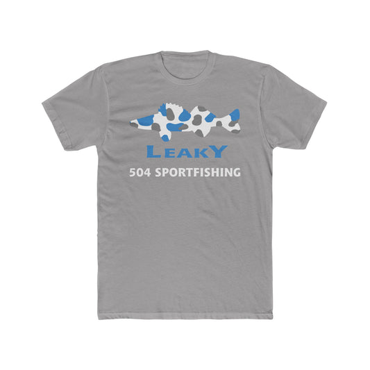 504 Sportfishing Blue Camo Crew Tee