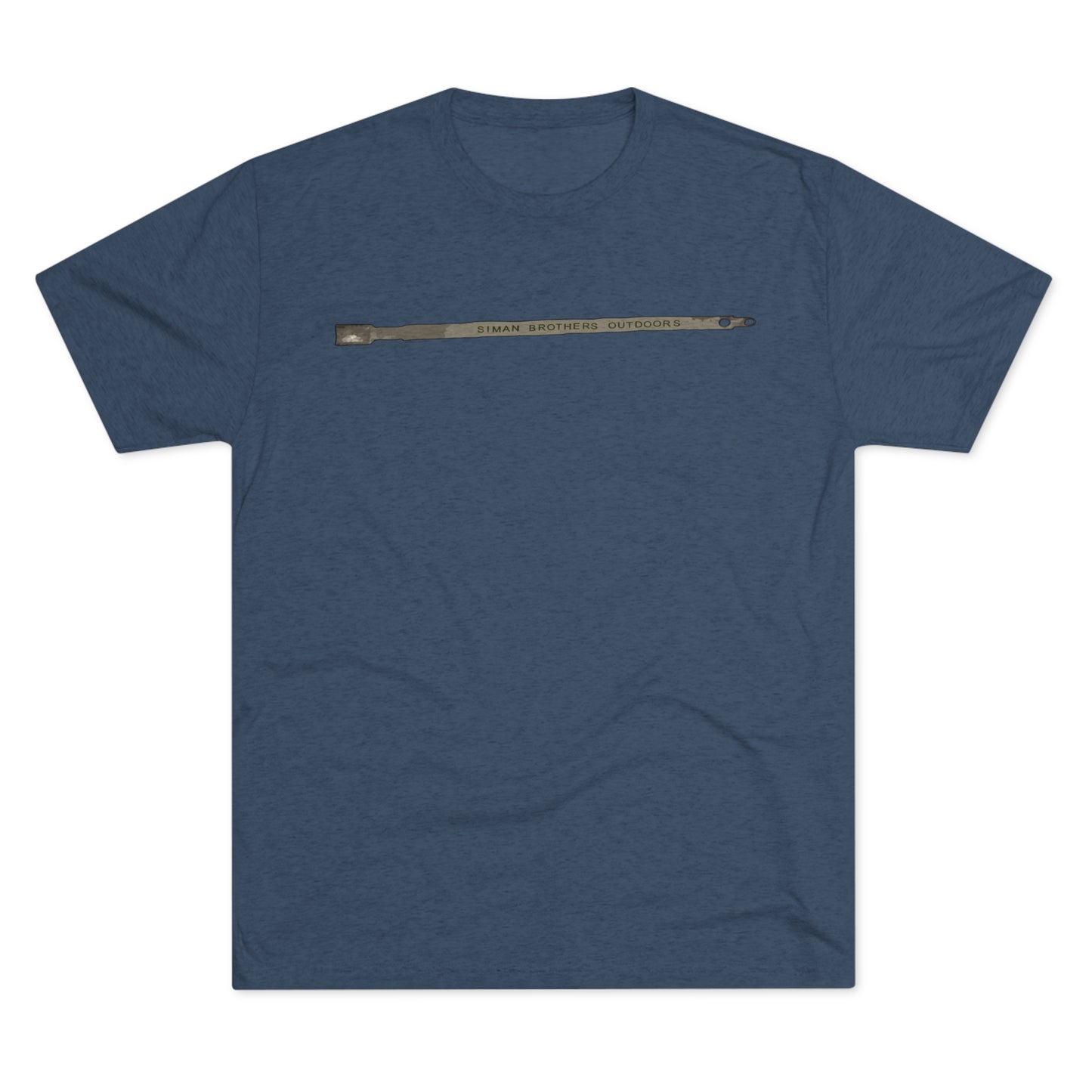 Metal Deer Tag Tri-Blend Crew Tee