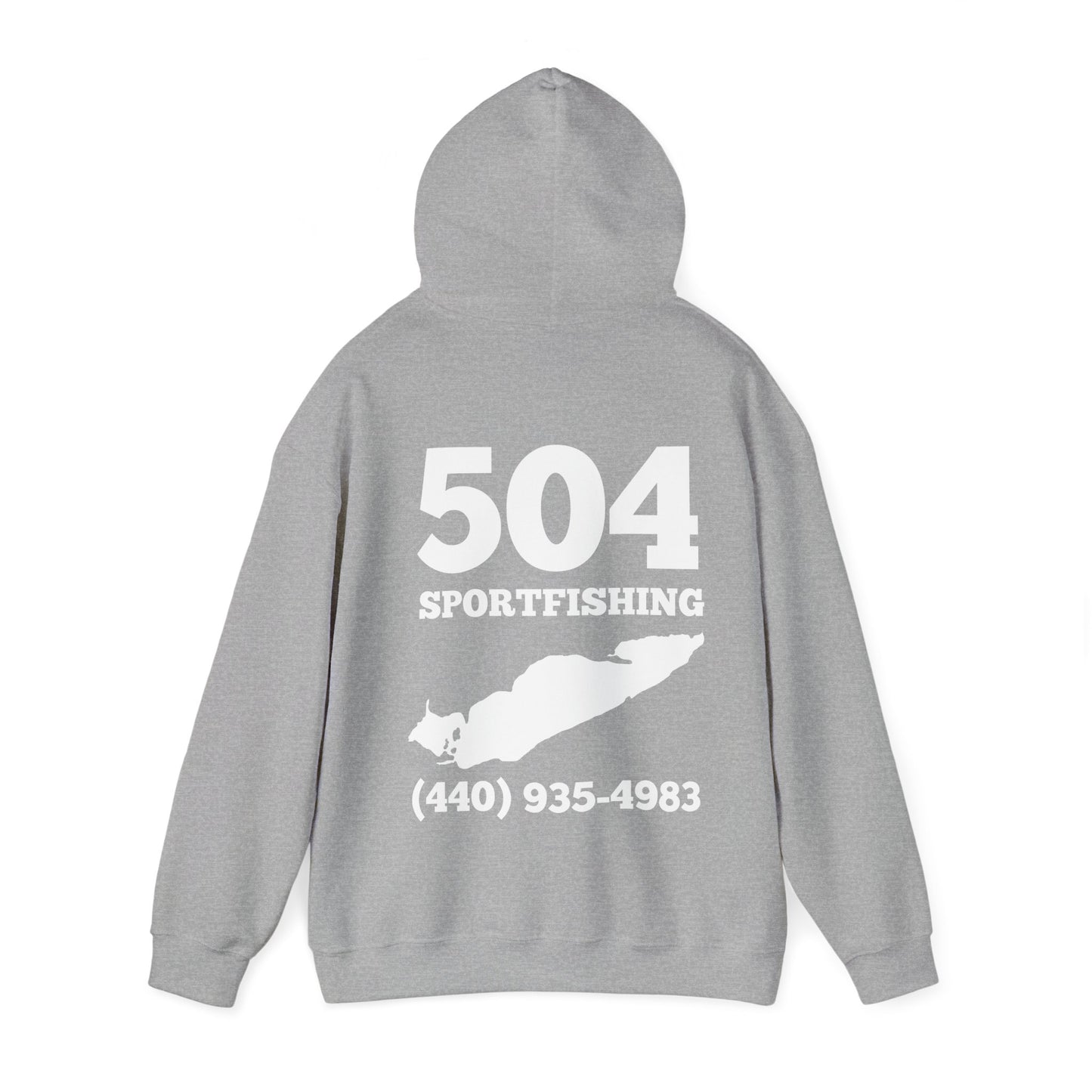 504 Sportfishing Blue Walleye Hoodie