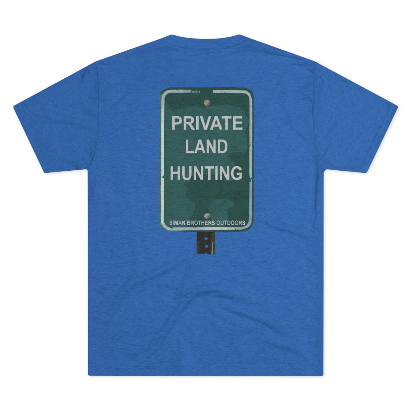 Private Land Hunting Tri-Blend Crew Tee