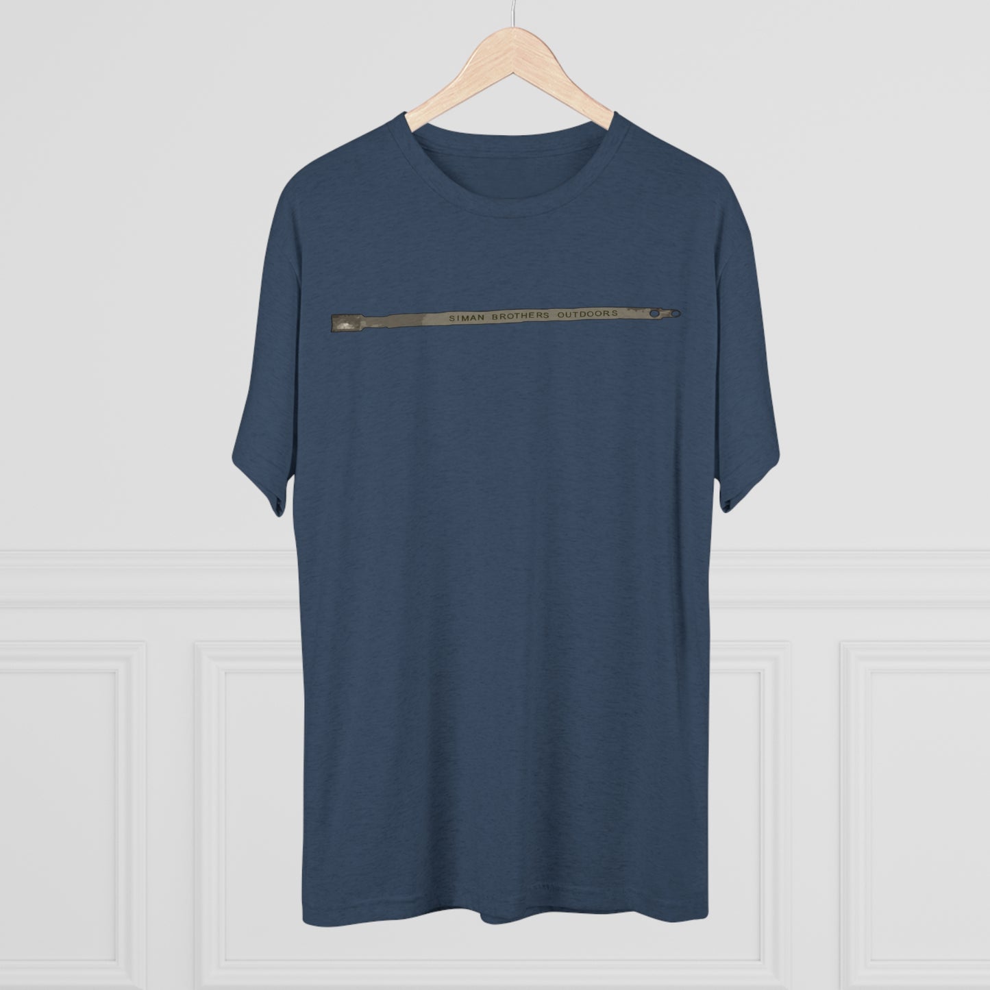 Metal Deer Tag Tri-Blend Crew Tee