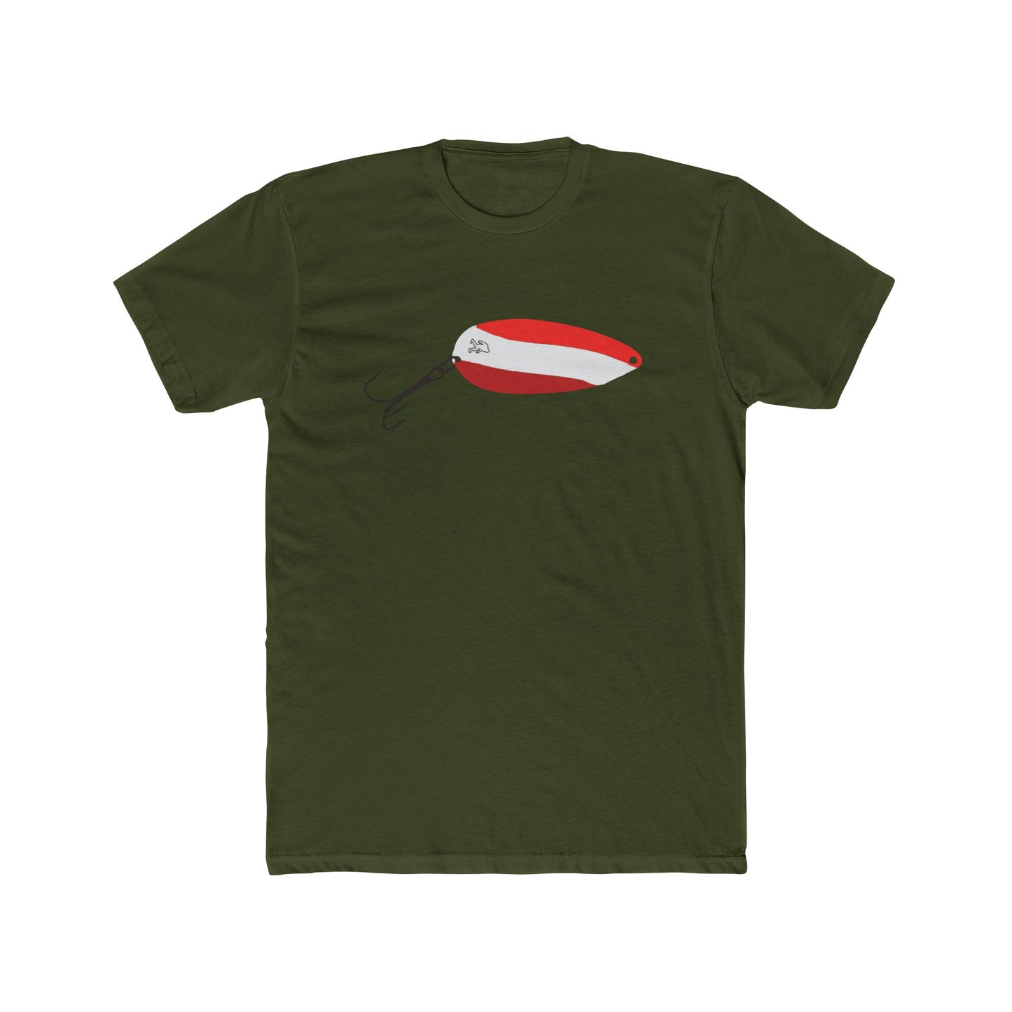 Retro Walleye Spoon Fishing Tee