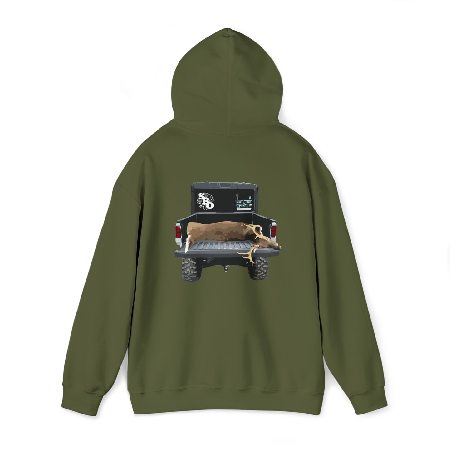 Side by Side Buck Hoodie