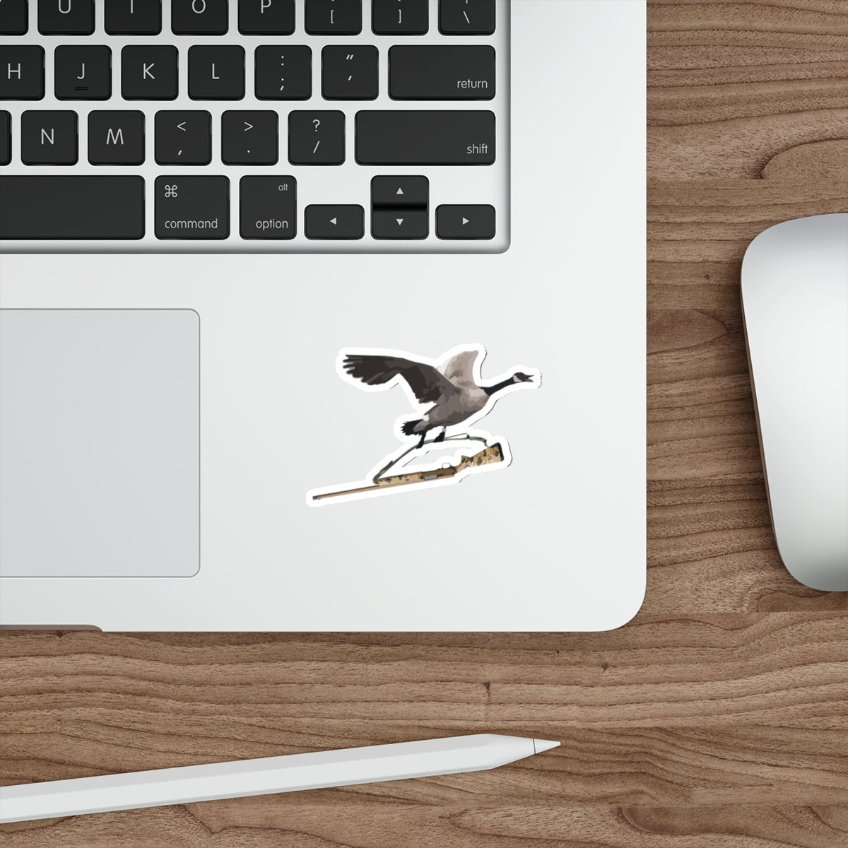 Goose Gun Sticker