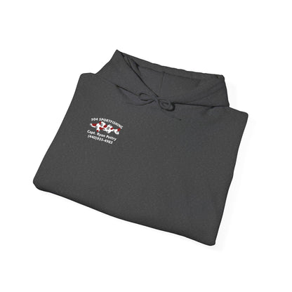 504 Sportfishing Red Logo Hooded Sweatshirt