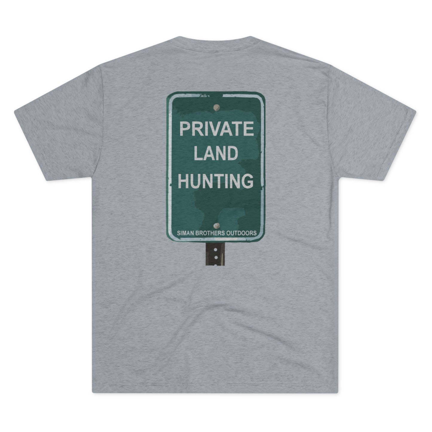 Private Land Hunting Tri-Blend Crew Tee