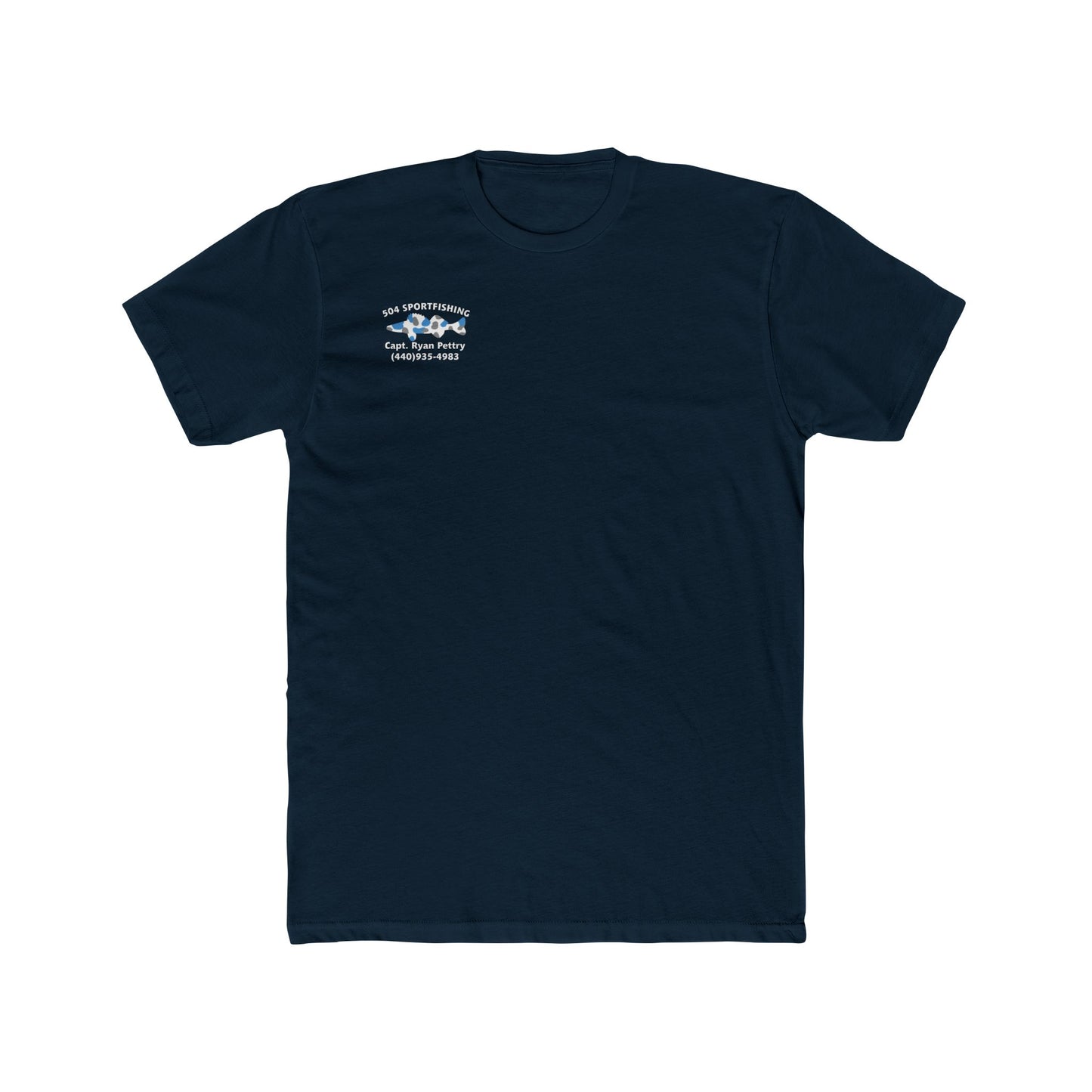 504 Sportfishing Blue Lake Erie Crew Tee