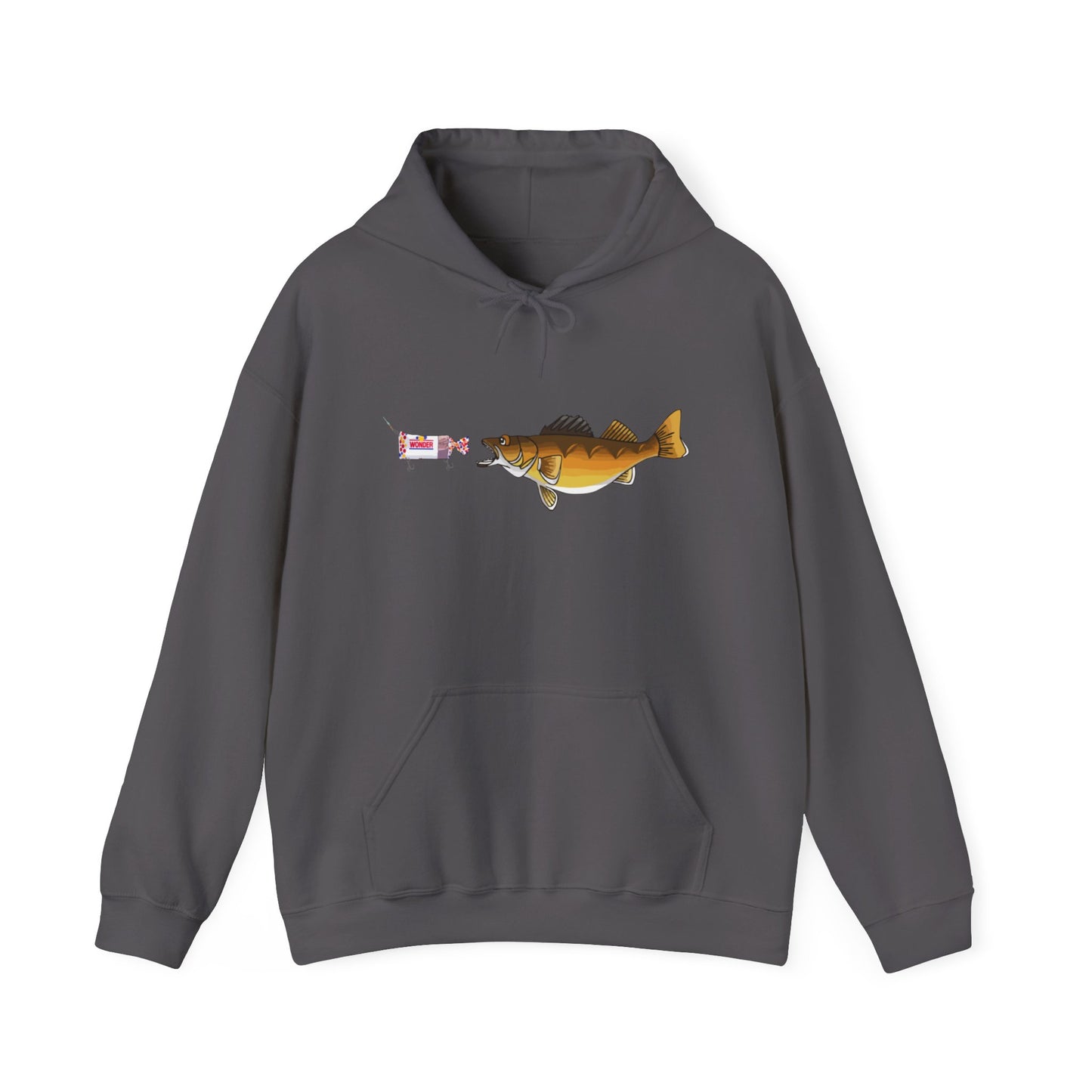 Walleye Chasing Wonderbread Hooded Sweatshirt