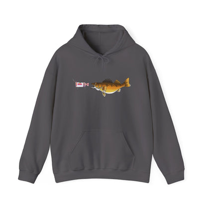 Walleye Chasing Wonderbread Hooded Sweatshirt