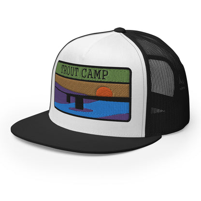 Trout Camp 5 Panel Trucker Cap