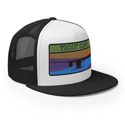 Trout Camp 5 Panel Trucker Cap
