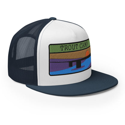 Trout Camp 5 Panel Trucker Cap