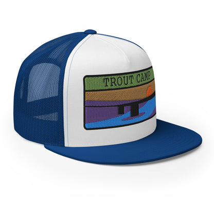Trout Camp 5 Panel Trucker Cap