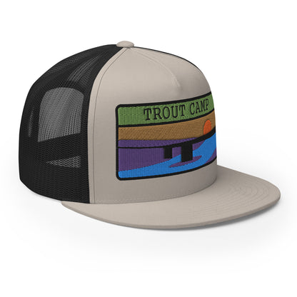 Trout Camp 5 Panel Trucker Cap