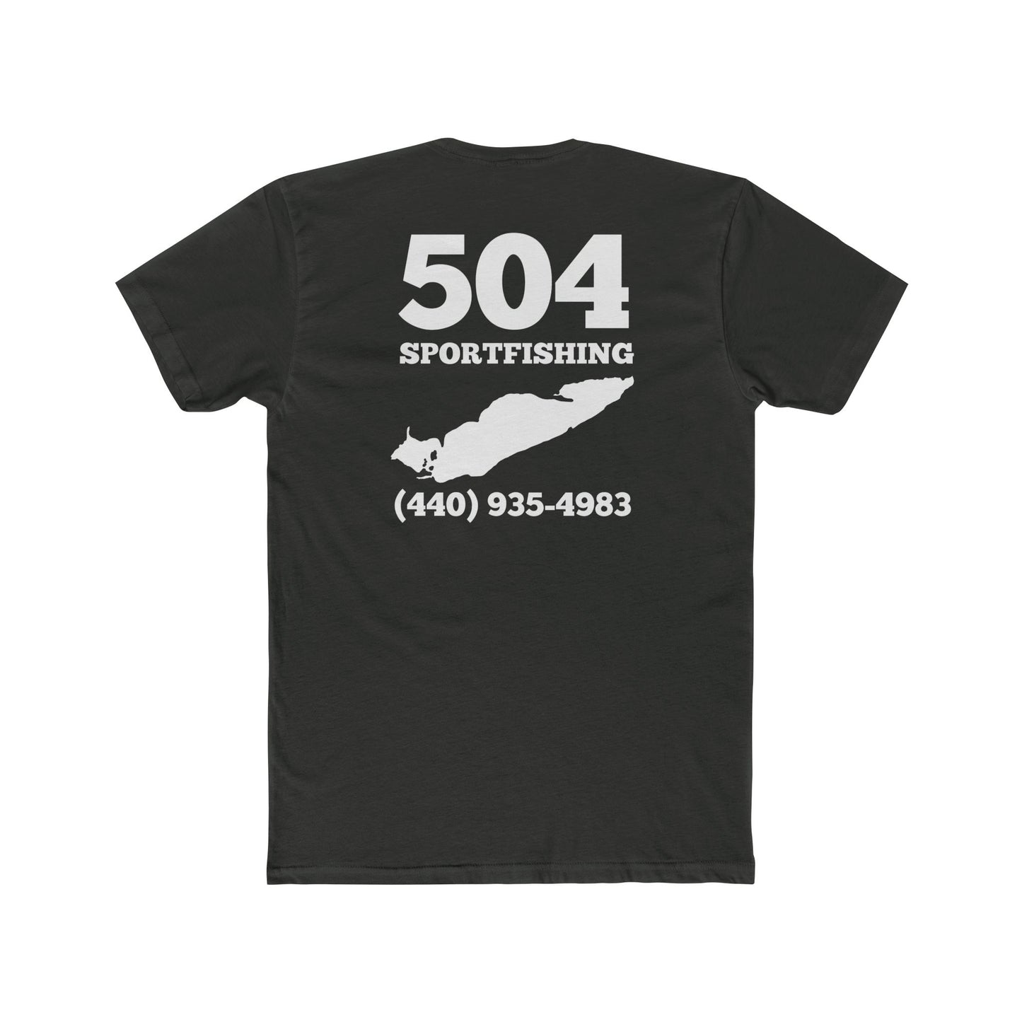504 Sportfishing Blue Camo Crew Tee