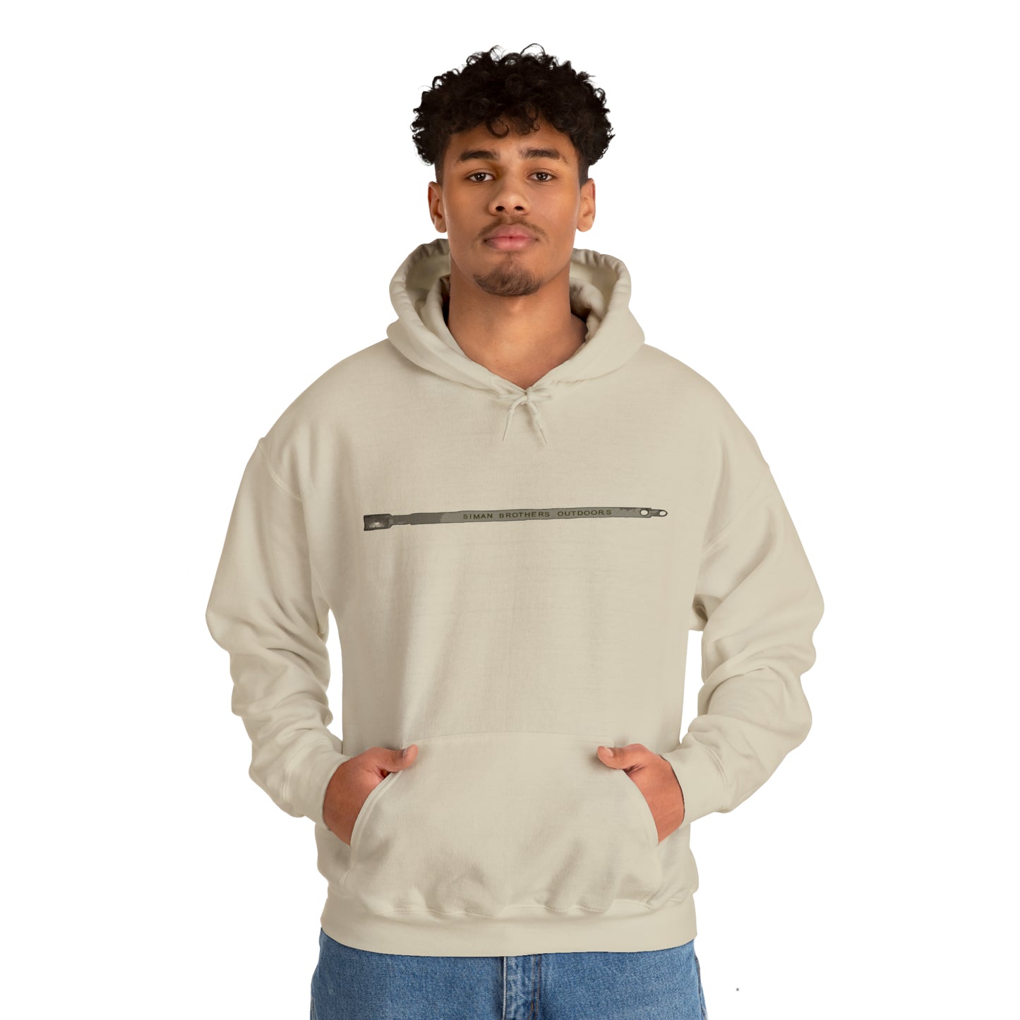 Metal Deer Tag Hoodie