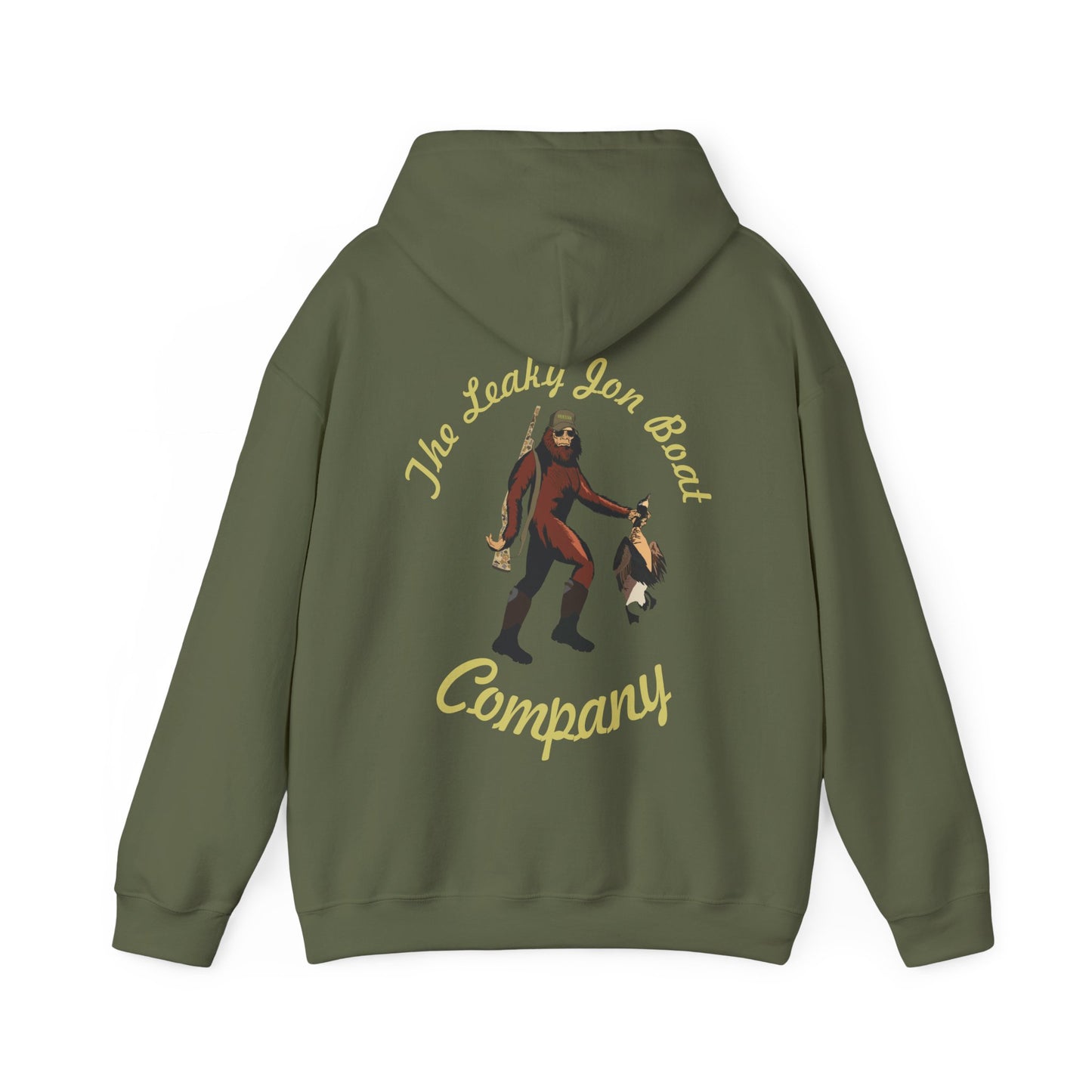 Bigfoot with a Goose Hoodie