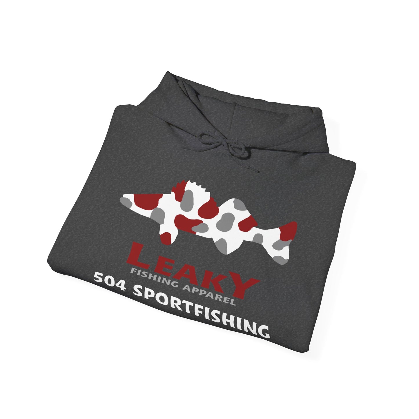 504 Sportfishing Red Walleye Hooded Sweatshirt