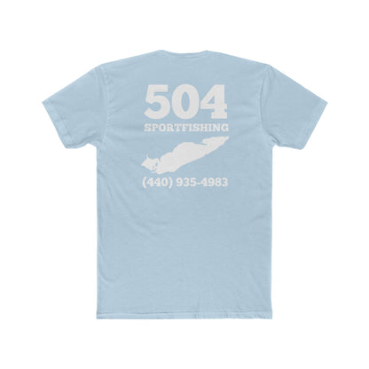 504 Sportfishing Blue Camo Crew Tee