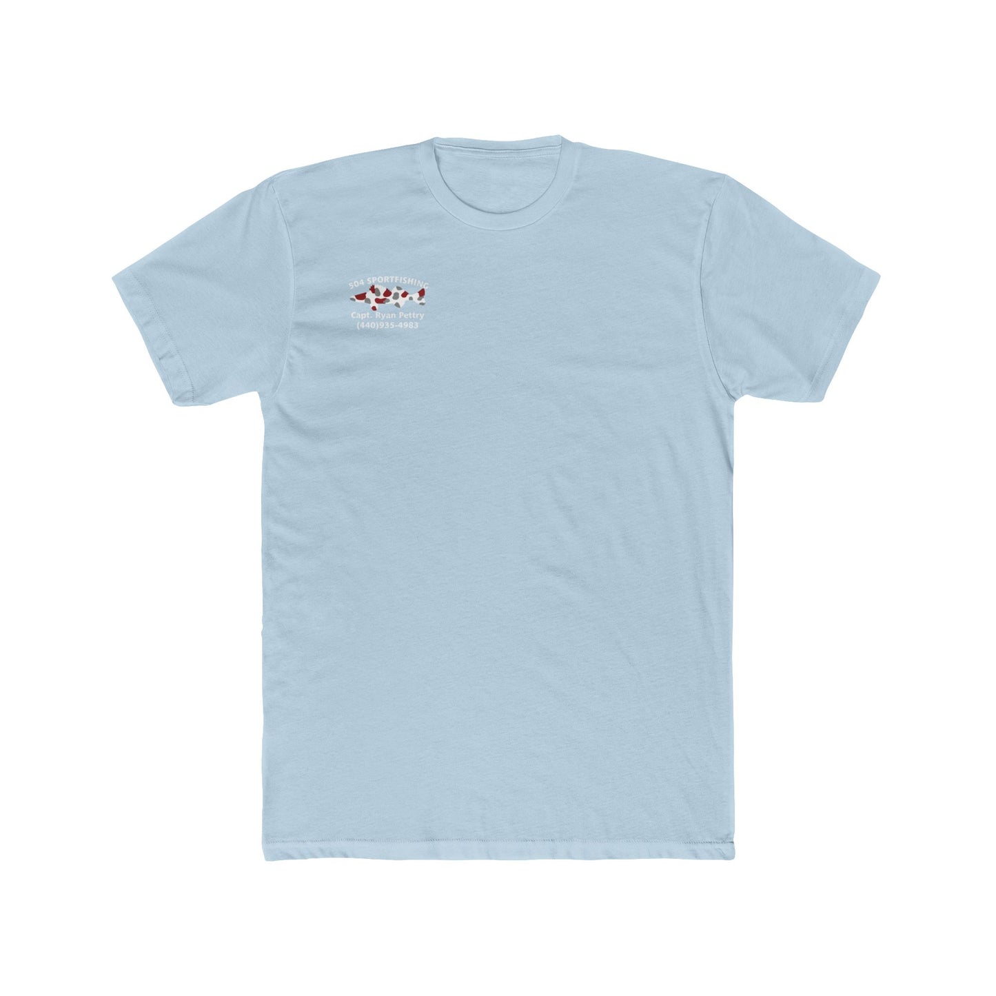 504 Sportfishing Red Logo Crew Tee