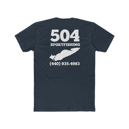 504 Sportfishing Blue Camo Crew Tee