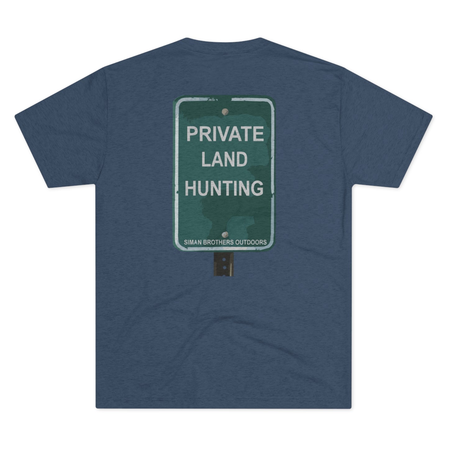 Private Land Hunting Tri-Blend Crew Tee