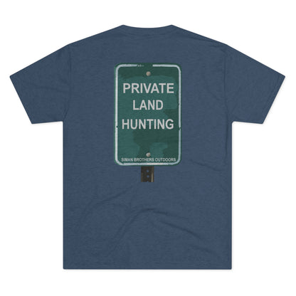 Private Land Hunting Tri-Blend Crew Tee