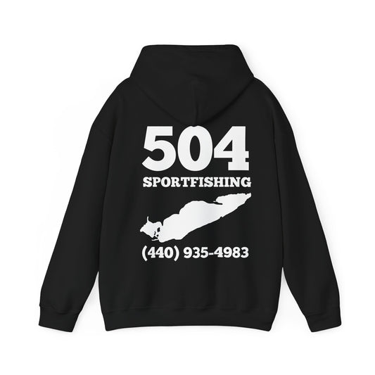 504 Sportfishing Blue Walleye Hoodie
