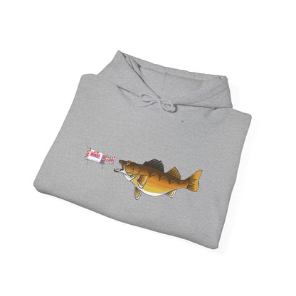 Walleye Chasing Wonderbread Hooded Sweatshirt