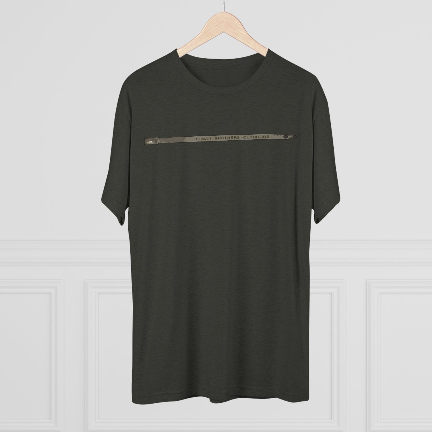 Metal Deer Tag Tri-Blend Crew Tee
