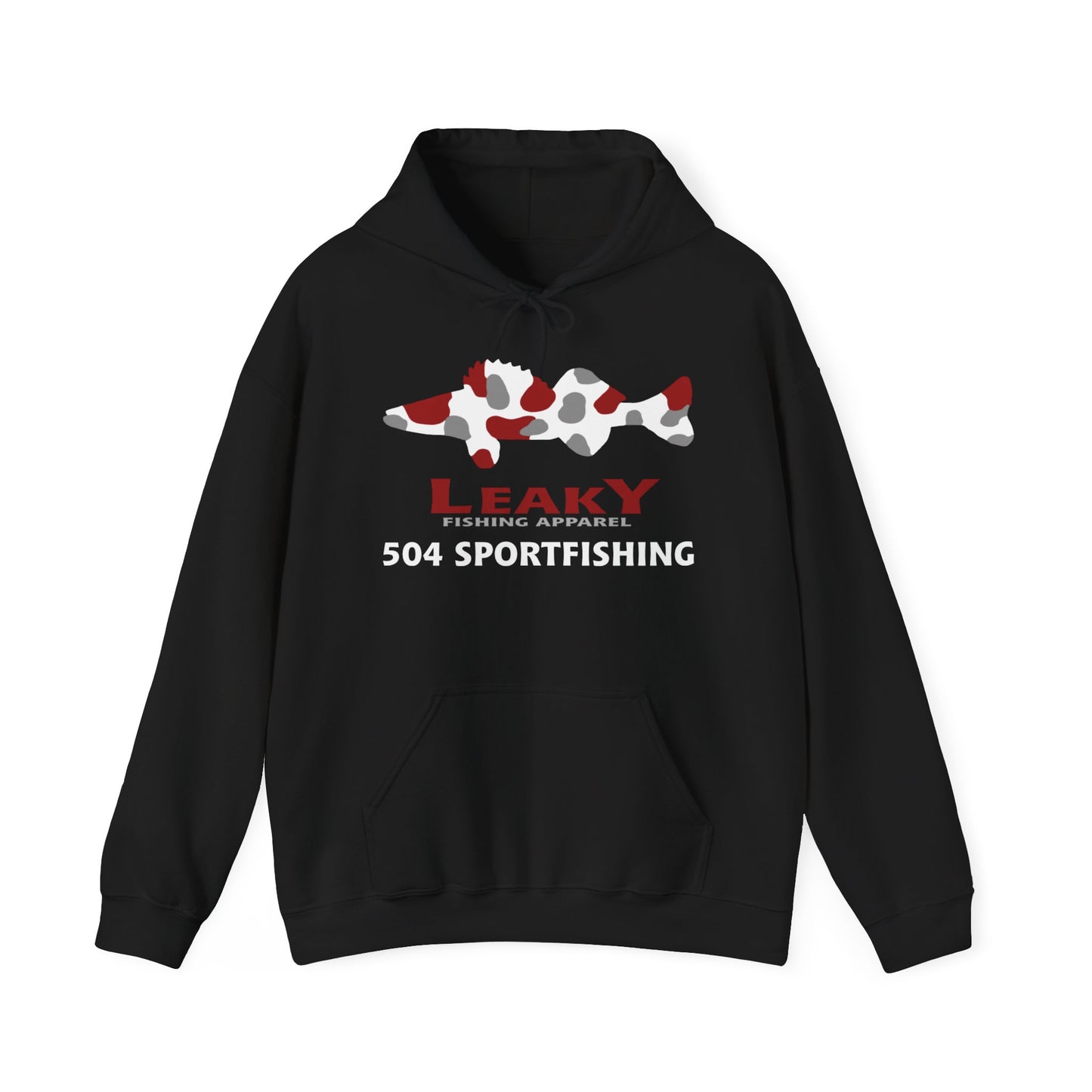 504 Sportfishing Red Walleye Hooded Sweatshirt