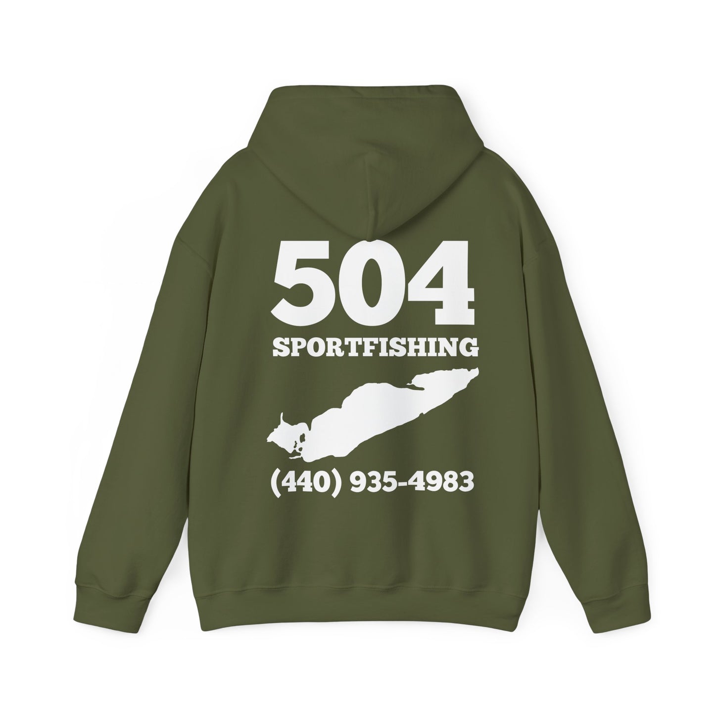 504 Sportfishing Blue Walleye Hoodie