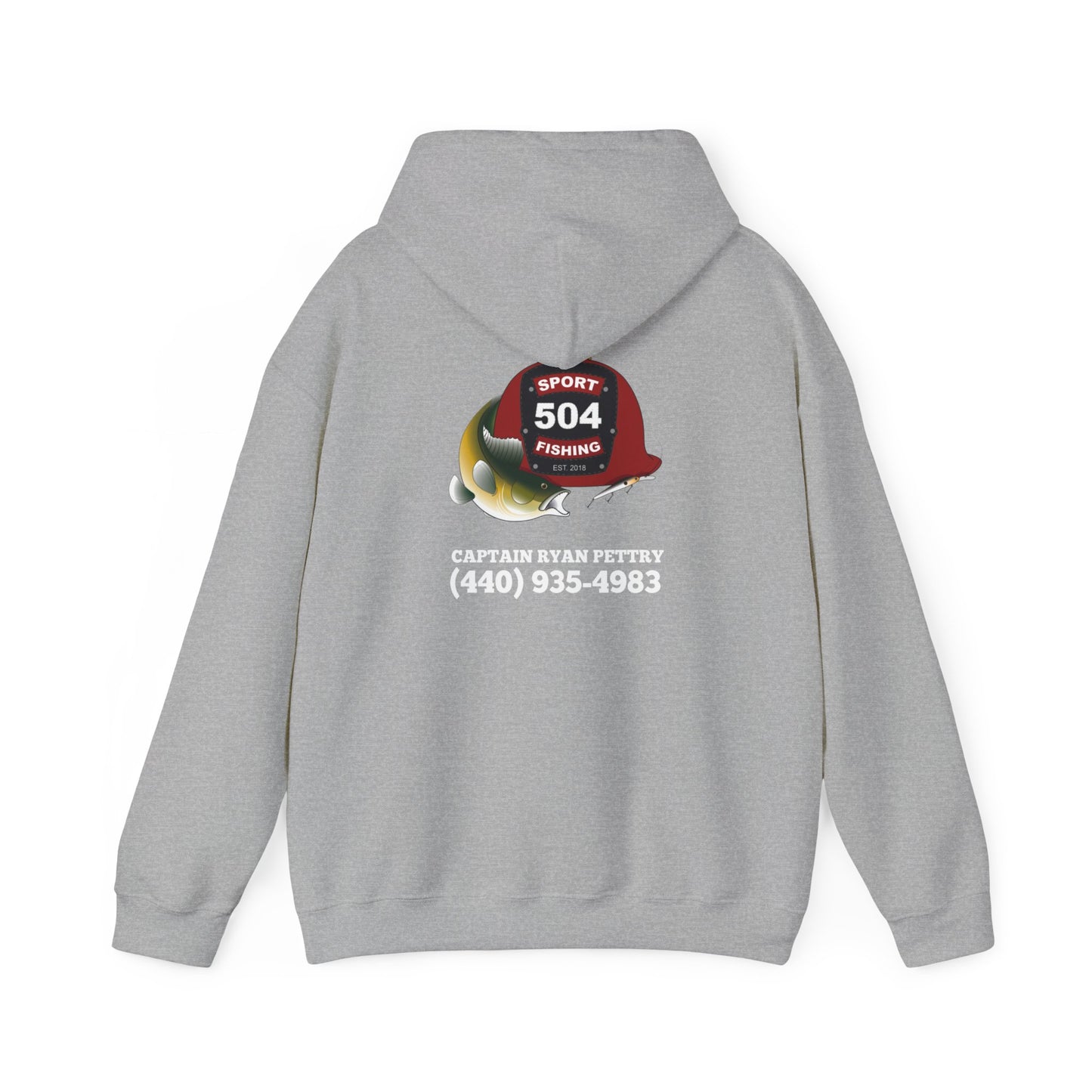 504 Sportfishing Red Walleye Hooded Sweatshirt