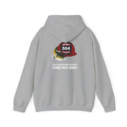 504 Sportfishing Red Walleye Hooded Sweatshirt