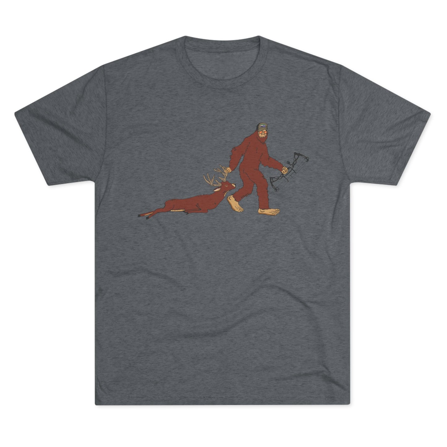 Bigfoot Dragging a Buck T-Shirt