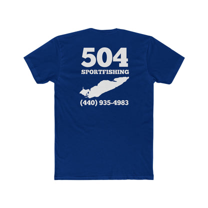 504 Sportfishing Blue Camo Crew Tee