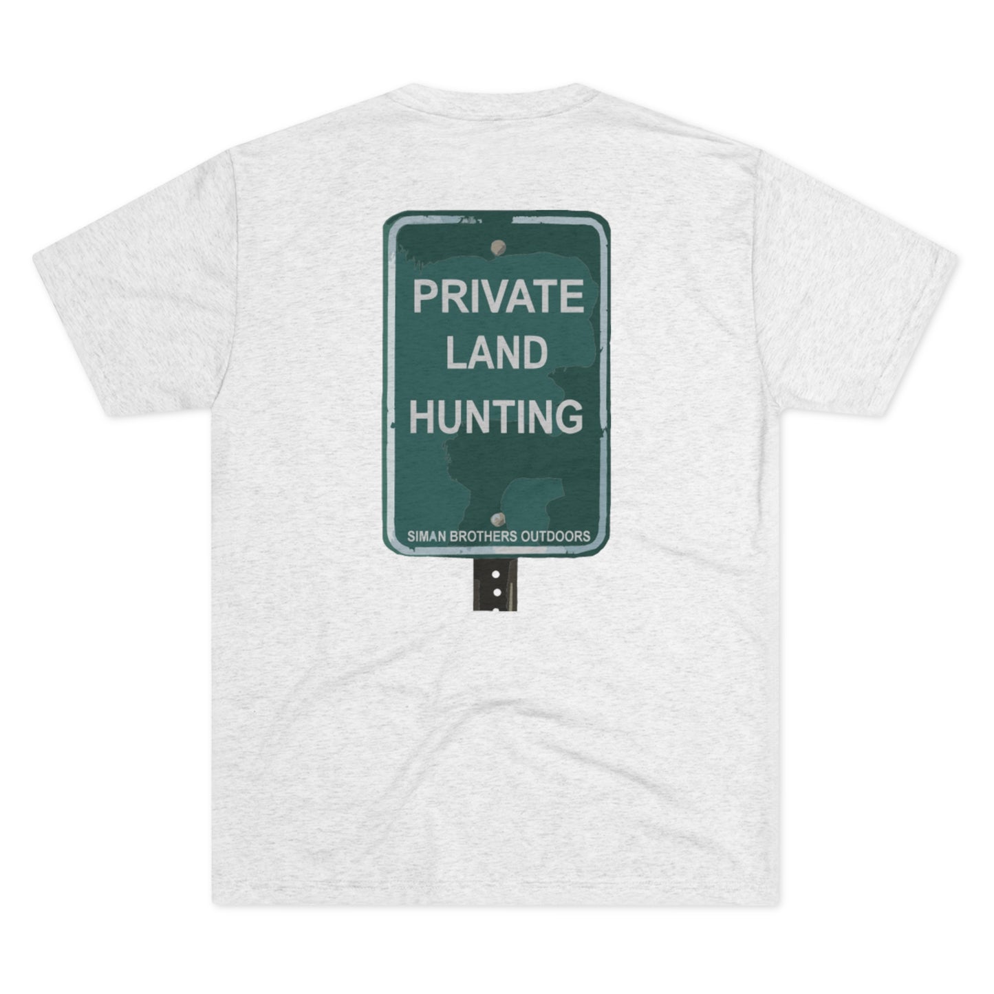 Private Land Hunting Tri-Blend Crew Tee