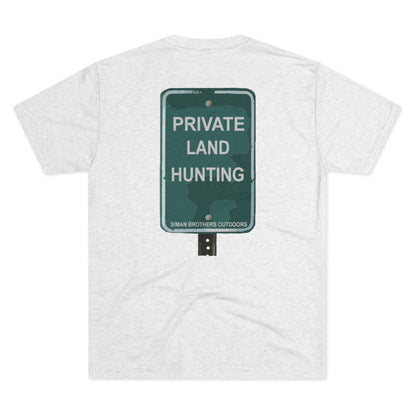 Private Land Hunting Tri-Blend Crew Tee