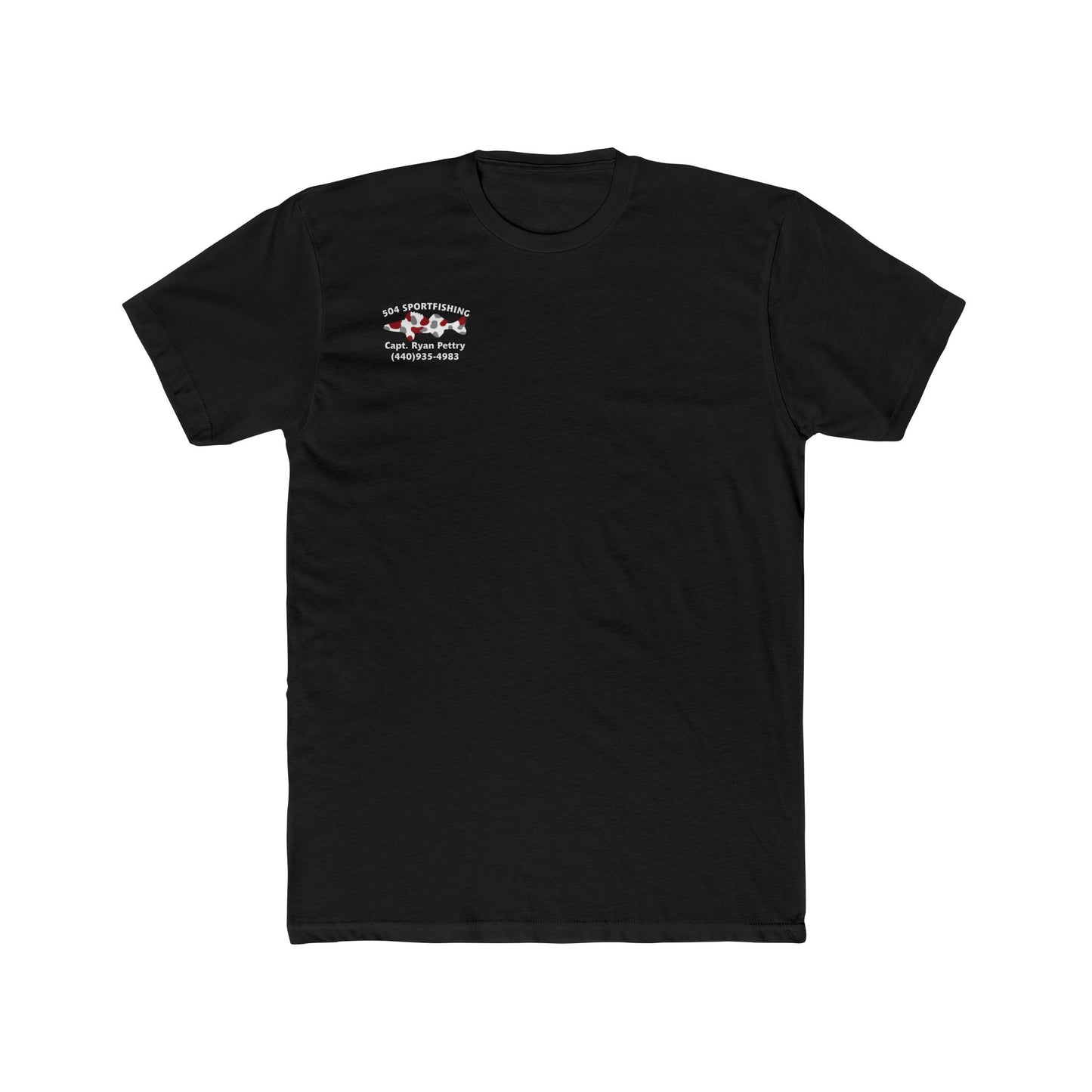 504 Sportfishing Red Logo Crew Tee