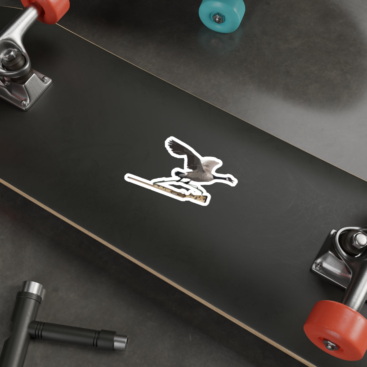 Goose Gun Sticker