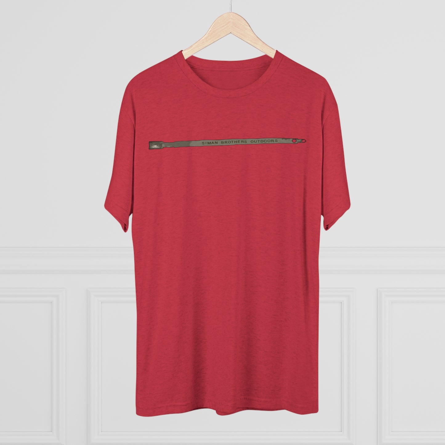 Metal Deer Tag Tri-Blend Crew Tee